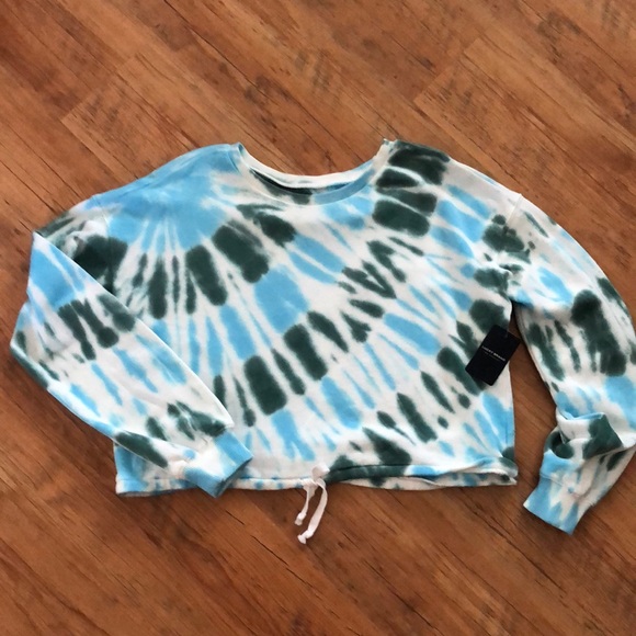 NWT Lucky Brand Tie Dye Sweatshirt - Picture 1 of 6